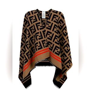 Fendi FF poncho